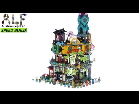 LEGO Ninjago 71741 Ninjago City Gardens - Lego Speed Build Review