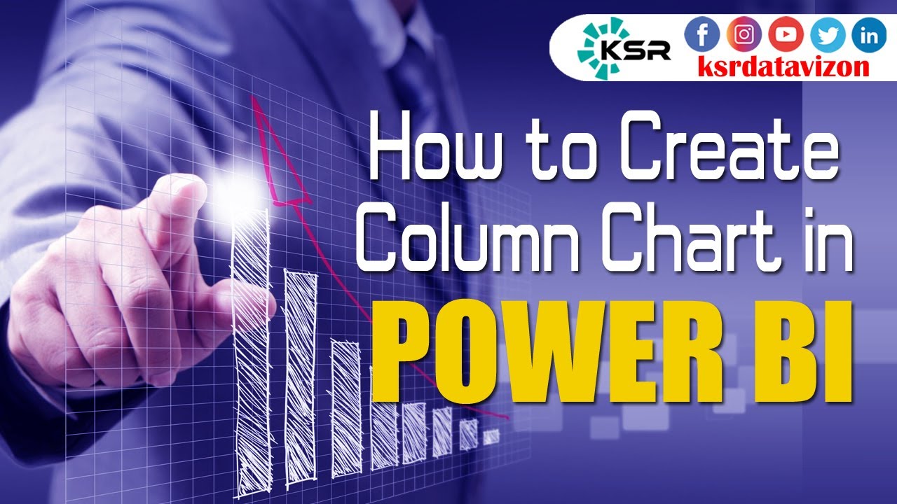 How to Create Column Chart in POWER BI | Types of Charts in Power BI ...