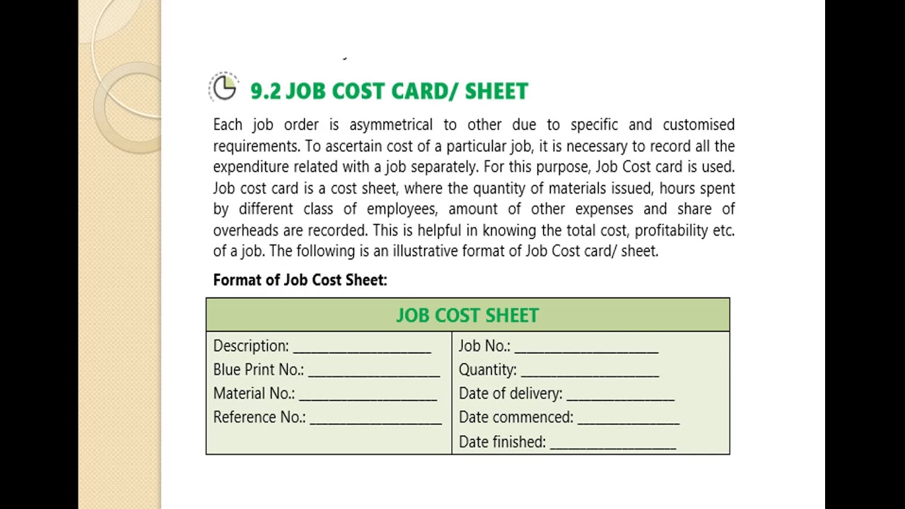 JOB AND CONTRACT COSTING YouTube job-and-contract-costing-youtube