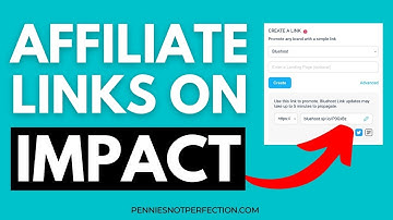 How To Create Affiliate Links On Impact (Affiliate Marketing Tutorial)