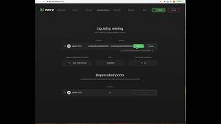 How to stake Warp LP tokens  to earn extra rewards screenshot 3