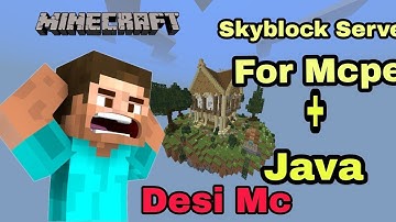 How To Join Skyblock in Minecraft Pe 1.19+ |  Hypixel Skyblock Server For Minecraft Pe 1.19.22 |