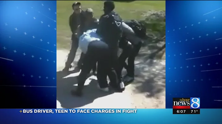 Bus driver and teen to face charges in fight