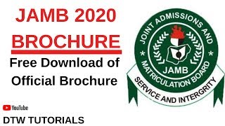 JAMB 2020 Brochure - (Free Download of Official Jamb Brochure) screenshot 1