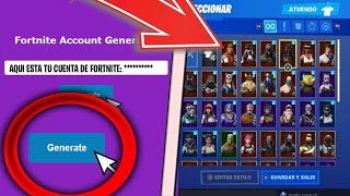 *RÁPIDO* Como generar cuentas gratis en fortnite 2022