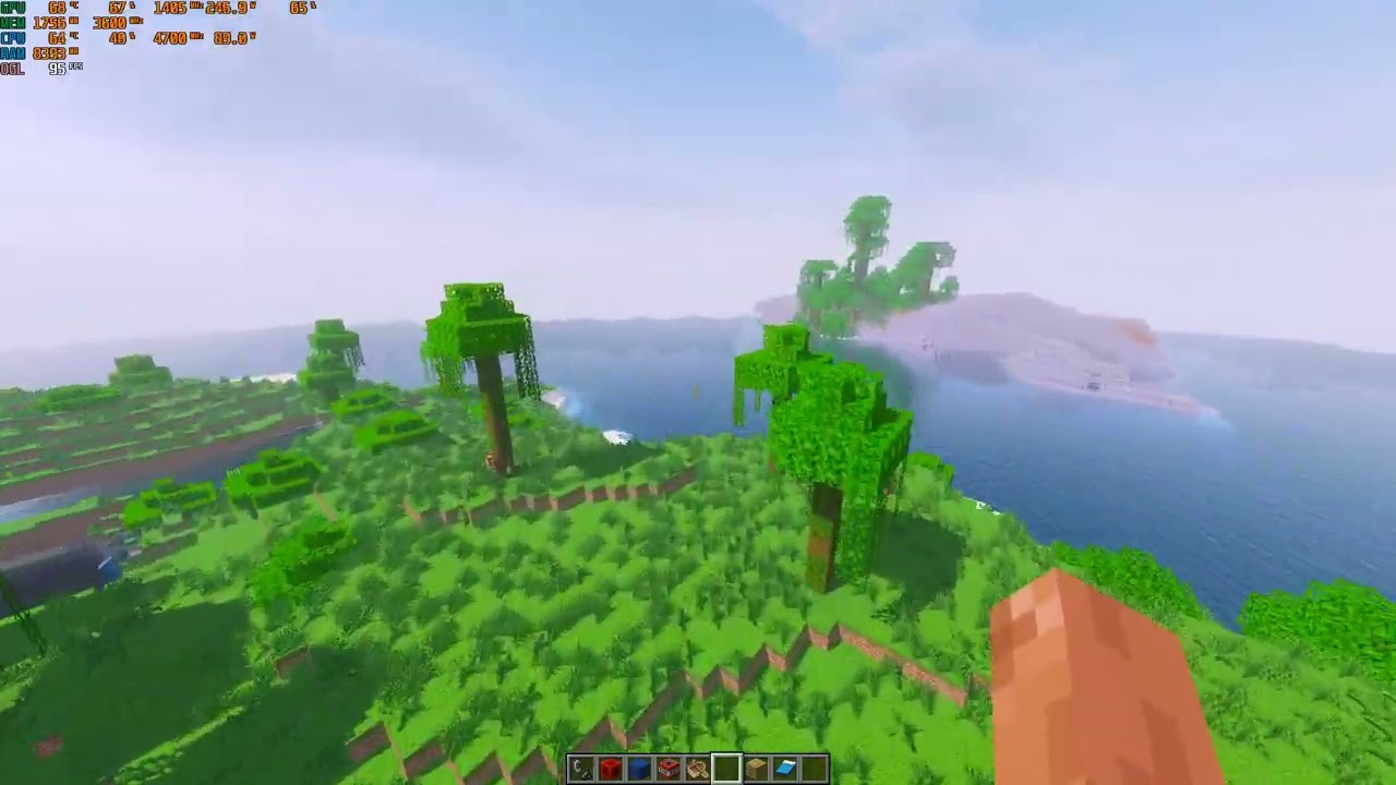 Minecraft 1.21.1 gtx 980 ti fps test