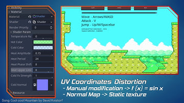 Godot Distortion Shader - Temperature