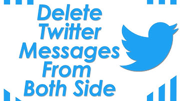 How to Delete Twitter Messages from Both Sides