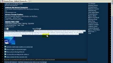 How to unblock facebook,myspace and other websites at your school