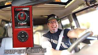 Superchips Flashpak F5  Jeep Commander XK Comes Alive!!