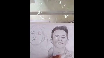 Sketsa wajah Ariel dan BCL
