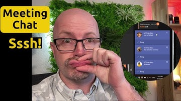 Mute noisy chat in a Microsoft Teams meeting