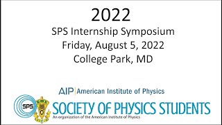 SPS Intern Symposium 2022 screenshot 1