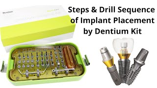 Basic #dental  #implantology  Course Dentium implant Superline kit, Drill sequence and Review