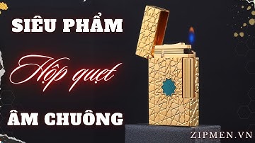 Hộp quẹt ga đá âm chuông siêu nhạy lửa | Bật lửa Calories cao cấp