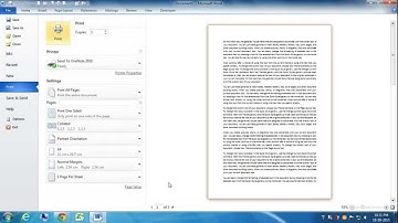 Shortcut Key for Print Preview in Word