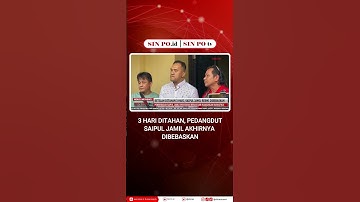Dangdut Singer Saipul Jamil Finally Released After 3 Days in Detention