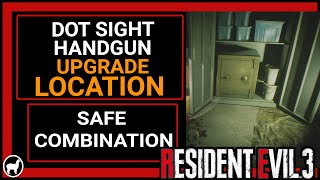 Resident Evil 3 | Dot Sight Handgun Location | Downtown Safe Combination | Handgun Upgrade