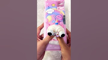 Unboxing Unicorn Pencil Case, Pencil Box, Compass, Geometry, School Stationery #shorts #shafa #safa