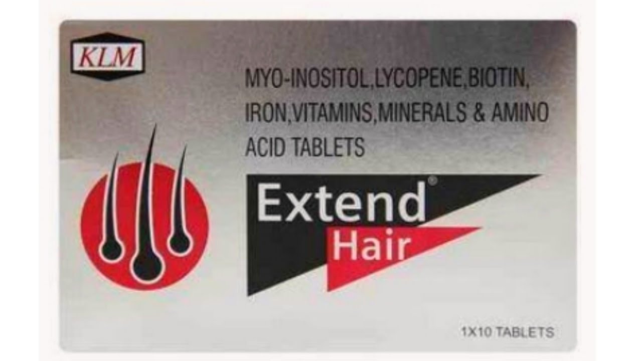 Extend Hair Tablet Benefits, Composition,Dose - Myo Inositol,  Lycopene,Amino Acid - YouTube