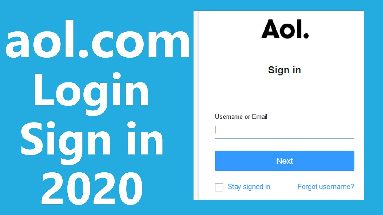 Aol Mail Aol Mail Login 2020 Aol Com Login Aol Mail Sign In Aol Com