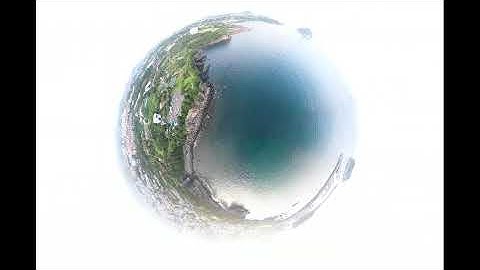 Mavic2 Pro tiny planet video in Jeju