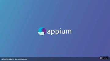 Appium Framework from scratch