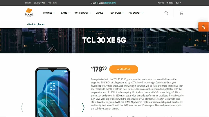 TCL 30 XE 5G | Boost Mobile