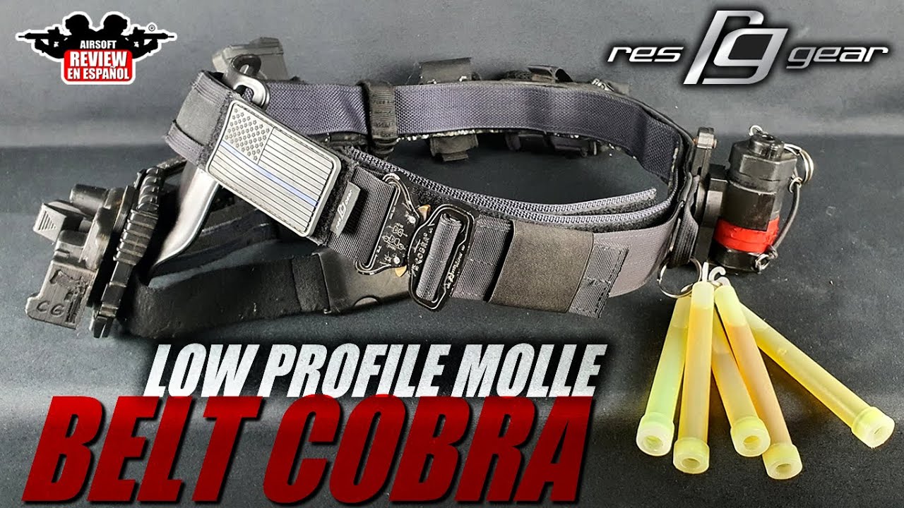 El mejor cinturón que he probado ❗ RESGEAR LOW PROFILE MOLLE BELT | Airsoft Review en - YouTube