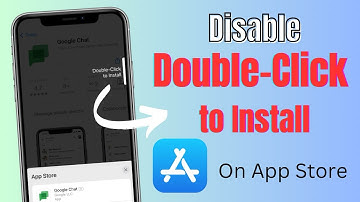 Disable Double Click to Install iPhone 11 or iPhone 15