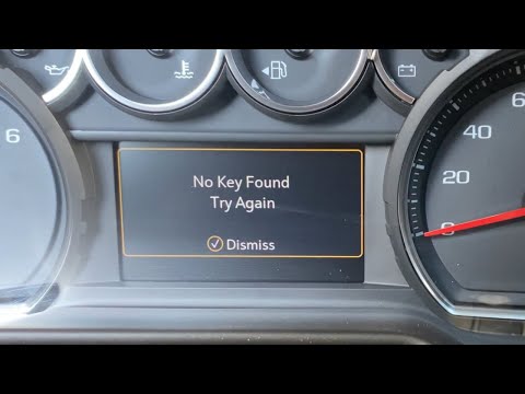 2021 - 2022 Chevy Suburban "No Key Found" How To Start With A Dead Remote Key Fob Battery Chevrolet