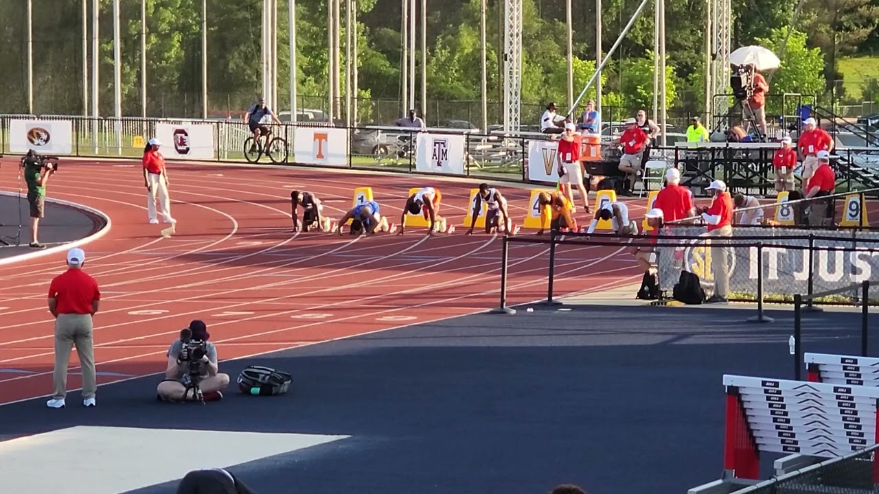 2022 SEC Outdoor Championship Men's 100m final