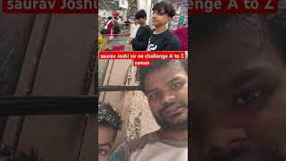 #vlog #shopping #saurav Joshi sir ne challenge A to Z saman