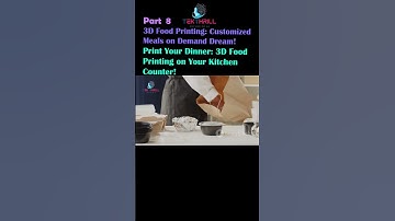 3D Food Printing: Customized Meals on Demand!! PART 8 #3dprinting #viral #trending #viralvideo #ai