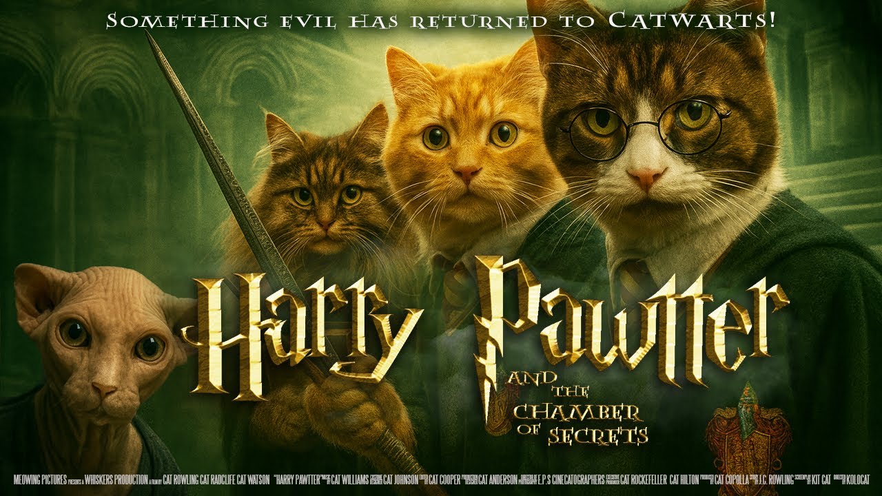 Harry Pawtter and the Chamber of Secrets - HARRY POTTER Parody Trailer ...