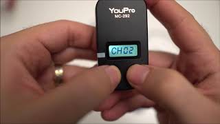 YouPro MC-292  2.4G Kablosuz Uzaktan Kumanda LCD Zamanlayıcı Deklanşör