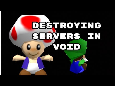 Destroying Servers In Void Script Builder Youtube - roblox void script builder how to make a private server