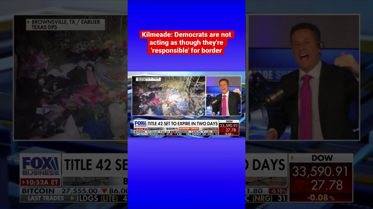 Kilmeade on White House blaming GOP over border crisis: Whose policies are in place? #shorts
