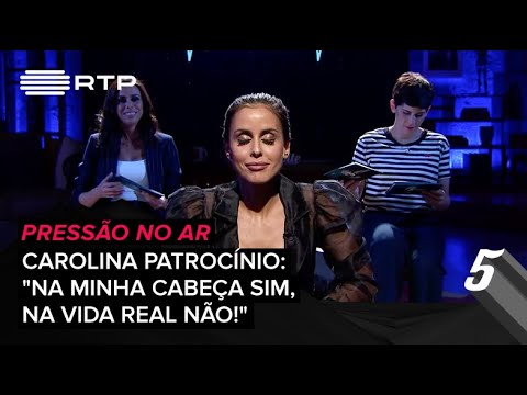 Carolina Patrocínio: "Na minha cabeça sim, na vida real não!" | 5 Para a Meia-Noite | RTP