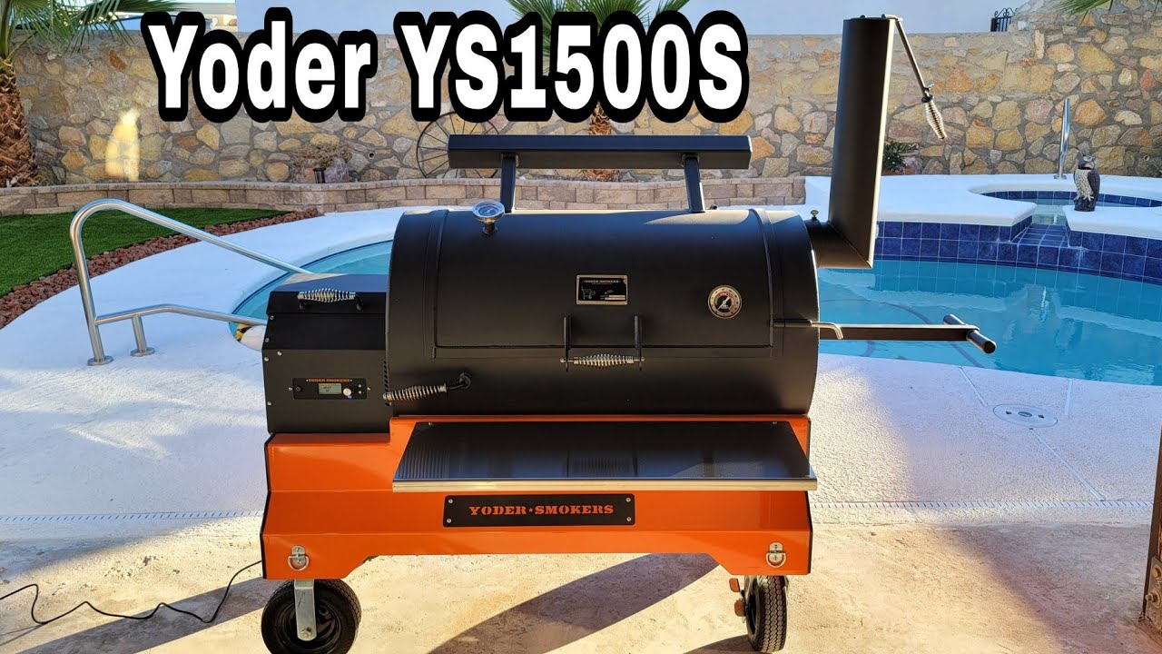 Yoder YS1500s Pellet Grill Competition Cart