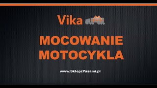 Jak zamocować motocykl na przyczepie pasami transportowymi? INSTRUKCJA