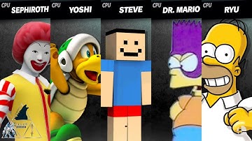 Smash Mods Ultimate:  Viewer Request Free For All Stock Battle