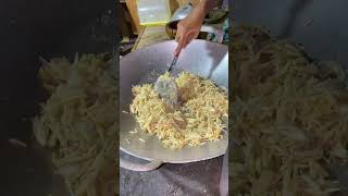 Fried duck eggs, marigold flowers, and turtle eggs