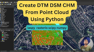 Create DSM DTM CHM using Python | Krishna Lodha