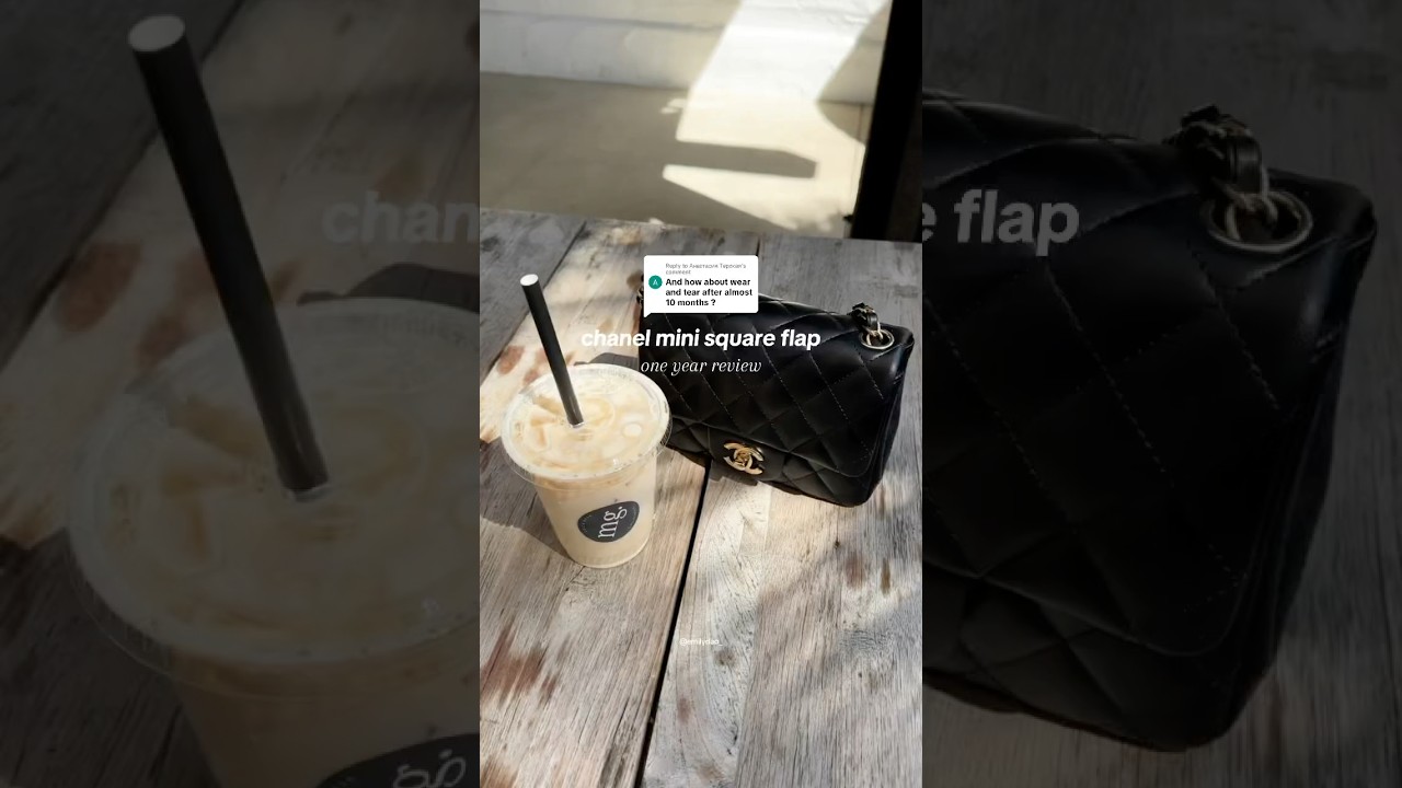 chanel mini square flap - one year review