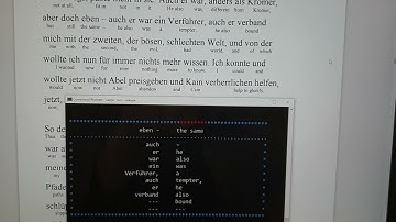 Realigning my translation of Hermann Hesse