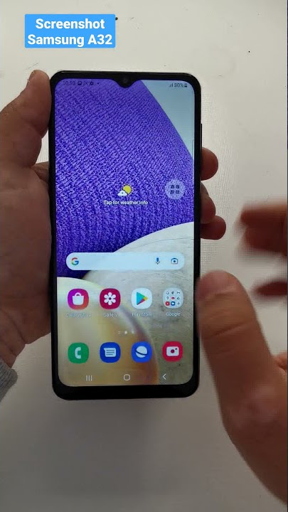 How to Take Screenshot in Samsung Galaxy A32 - YouTube How To Take Screenshot In Samsung Galaxy A32 - Youtube