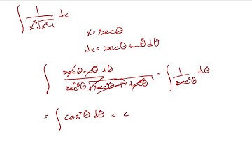 Trig substitution with secant