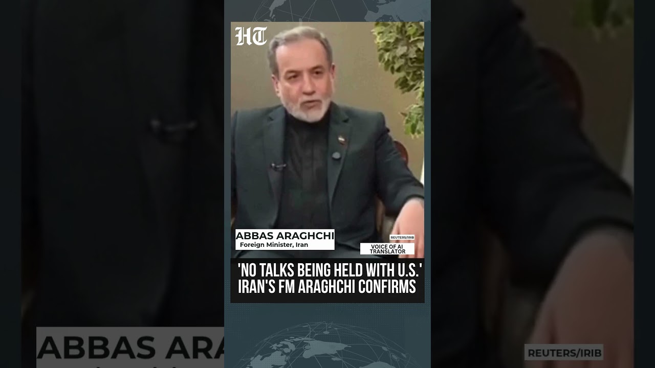 Iran's Foreign Minister Abbas Araghchi Denies Any Talks With US- State TV | US Iran | War | Trump