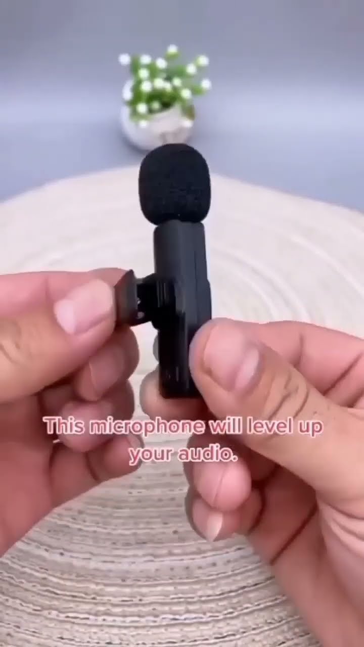This mini wireless microphone is amazing!